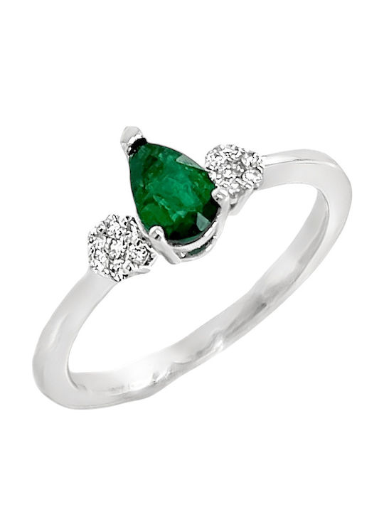 Xryseio Inele Din Aur Alb 18 Carate