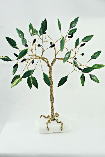 Epilekton Art Decorative Olive made of Copper 20x20cm 1pcs