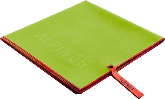 Alpinus Πετσέτα Microfiber Προσώπου Πράσινη 100x50εκ.