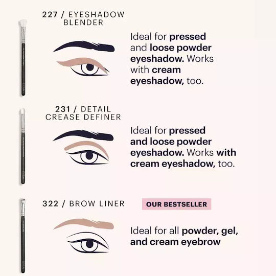 Zoeva Make-up Bürste aus Synthetischer Borste The Artists
