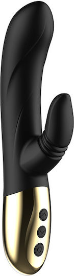 Ibiza Licking Rabbit Vibrator Δονητής Rabbit 20cm Black