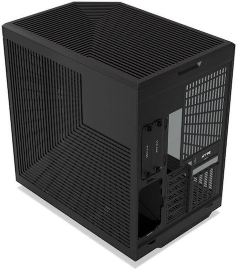 HYTE Y70 Touch Gaming Midi-Turm Computergehäuse mit Seitenfenster Schwarz