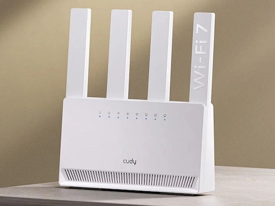 Cudy WR3600E v1 Wireless Router Wi-Fi 7 cu 3 Porturi Gigabit Ethernet