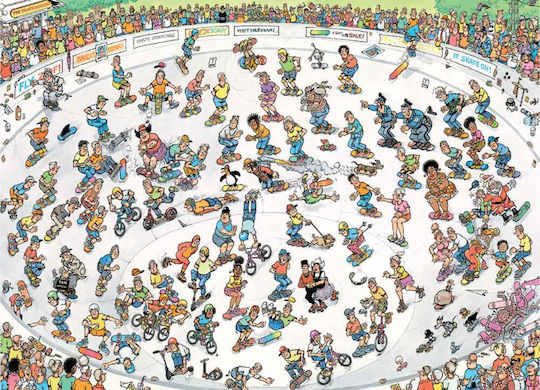 Riding The Skate Bowl Puzzle 2D 1000pcs