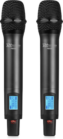 Power Dynamics PD220 Σετ Ασύρματο Μικρόφωνο Χειρός για Φωνητικά
