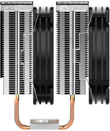 Jonsbo CR-2000 Ψύκτρα Επεξεργαστή Διπλού Ανεμιστήρα για Socket AM4/AM5/115x/1700 με ARGB Φωτισμό