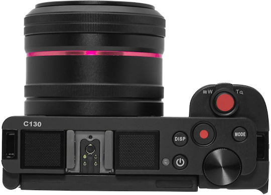 AgfaPhoto Realishot C130 Compact Φωτογραφική Μηχανή 24MP 4K UHD Οπτικού Ζουμ 10x Μαύρη