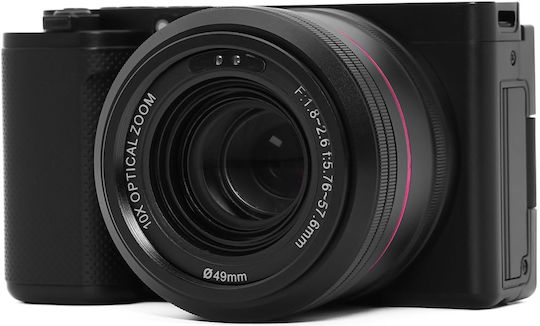AgfaPhoto Realishot C130 Compact Φωτογραφική Μηχανή 24MP 4K UHD Οπτικού Ζουμ 10x Μαύρη