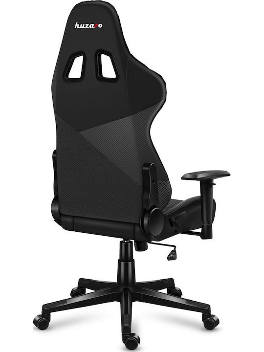 Huzaro Force 6.2 Artificial Leather Gaming Chair with Adjustable Arms Black