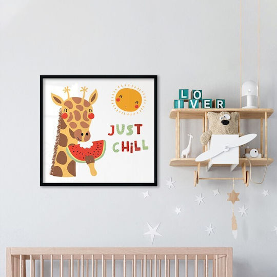 Walls Kids Wall Art Giraffe Watermelon Frame