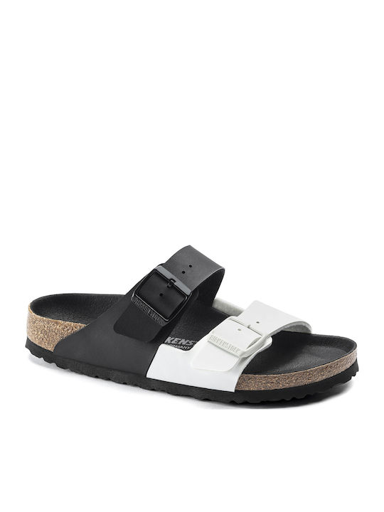 Arizona Split Мъжки сандали Black/White Тясна Пасват