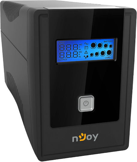 NJOY Cadu 1500 UPS Line-Interactive 1500VA 900W with 4 Schuko Outlets