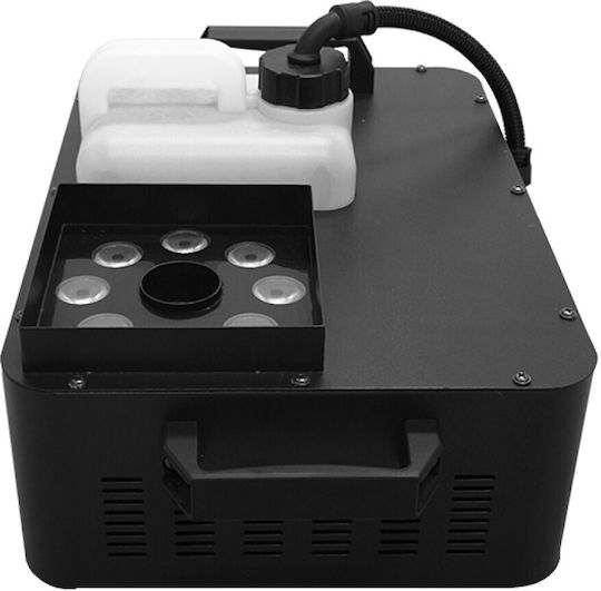 GloboStar DMX512 Fog Machine 1500W LED Wireless Remote Compatible with DMX Control
