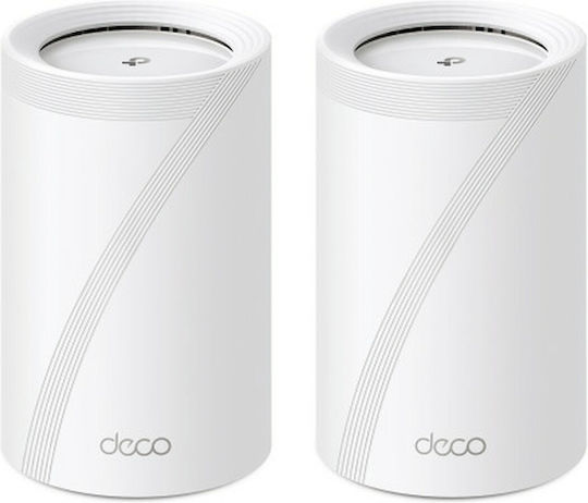 TP-LINK Deco BE65 BE9300 v1 WiFi Mesh Network Access Point Wi‑Fi 7 Single Band (2.4GHz) σε Διπλό Kit