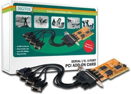 Controller Digitus Pci Card 4x D-sub9 Seriell Ports