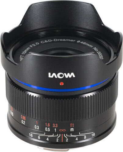 Laowa Φωτογραφικός Φακός Laowa C&D-Dreamer 10 mm f/2.0 Zero-D Σταθερός για Micro Four Thirds (MFT) Mount Μαύρος