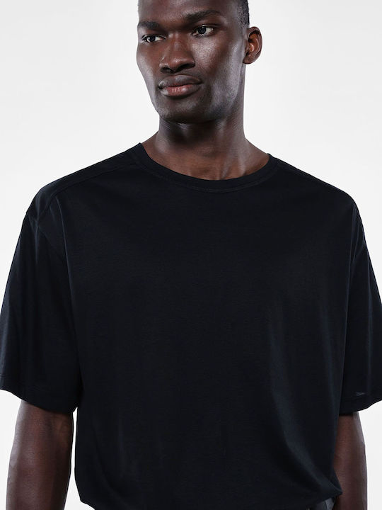 Short Sleeve Blouse Black