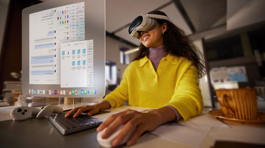 Pico Technology Pico 4 Ultra Eigenständig VR-Headset 256GB für Mobilgeräte mit Gamepad
