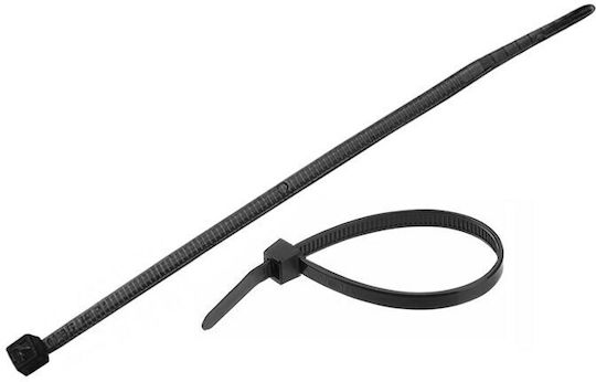 Goobay Plastic Cable Ties 200mm x 3.5mm in Black Colour (100 pcs) (17071)