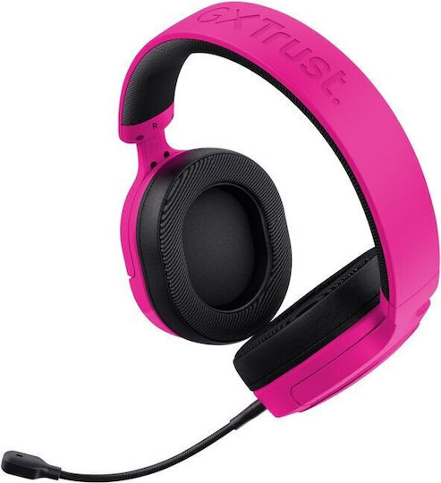 Trust GXT 498 Forta Over Ear Gaming Headset with 3.5 mm Pink Connectivity for PS5