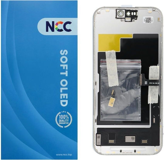 Screen OLED Ncc Lcd Display with Touch Mechanism for iPhone 15 Pro (Black)