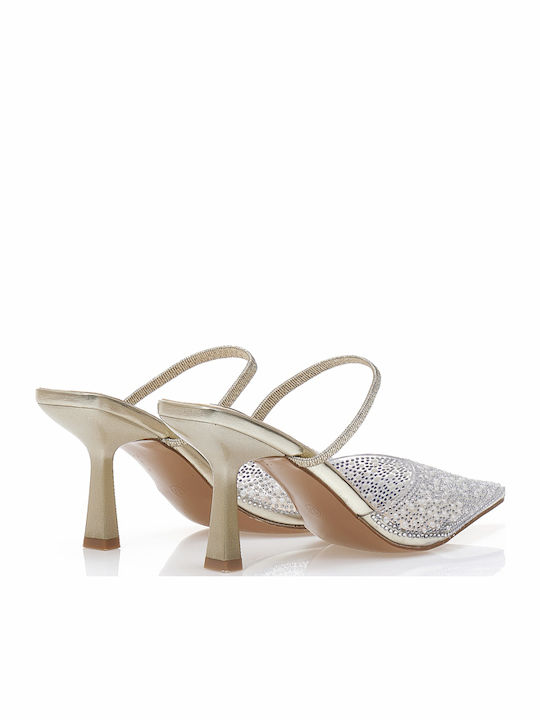 Pumps mit hohem Absatz Goldene