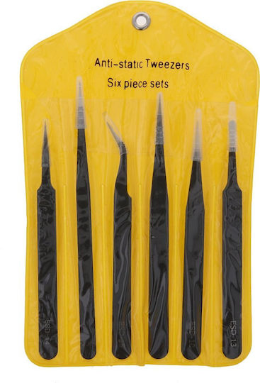 Set Of 6 Precision Tweezers 5900495035547