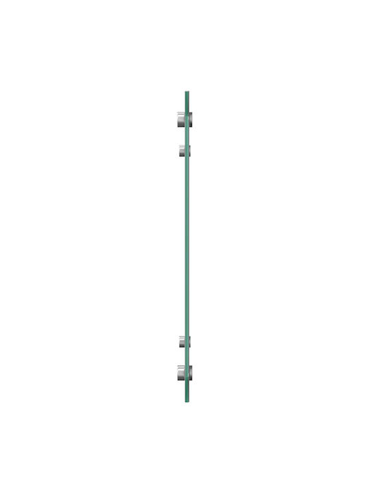 vidaXL Weihnachtlich Glas Glas Gray L80xB40cm.