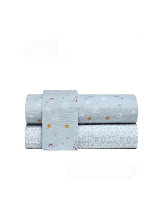 Kentia Kounelito Baby Sheets Set Cotton