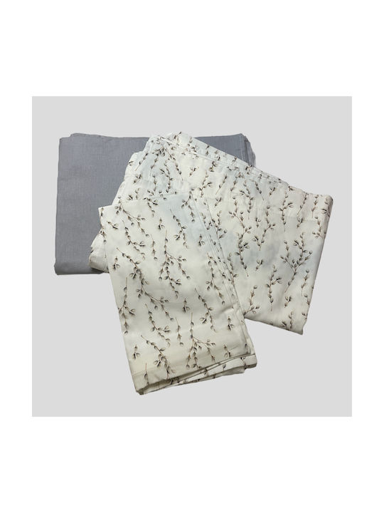 Grandes Suenos Baby Bettlaken Grau 70x140cm