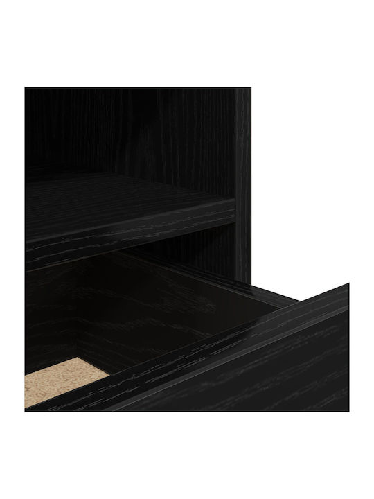 Nachttische Black oak 2Stück 40x39x48.5cm