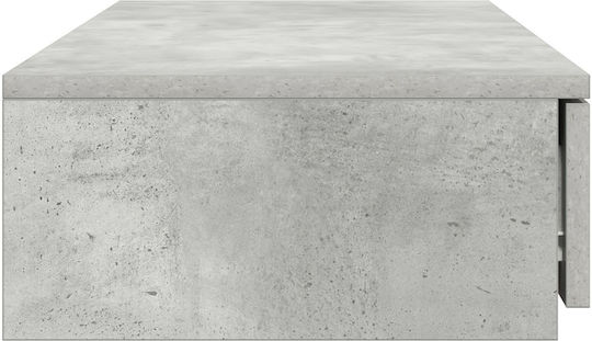 vidaXL Concrete Bed Drawer for Bed / Grey Concrete Table 100x36.5x16.5cm