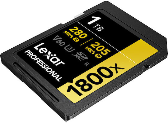 Lexar Professional 1800x Memory Card 1tb Sdxc Uhs-ii U3