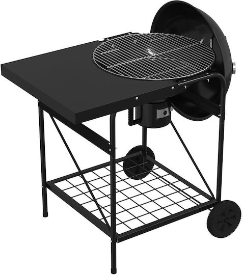 vidaXL Portable Charcoal Grill with Lid 113cmx96cm