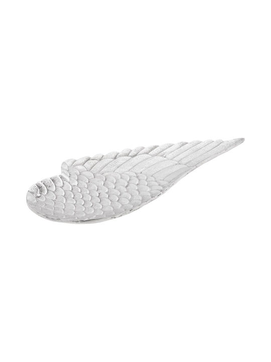 vidaXL Decorative Bowl Silver 40x18x4cm