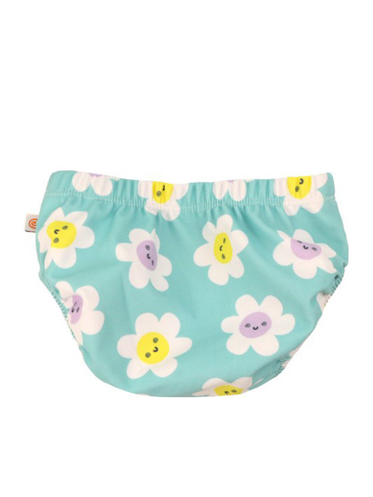 Zoocchini Kids Swimwear Swim Diaper with Hat Daisy