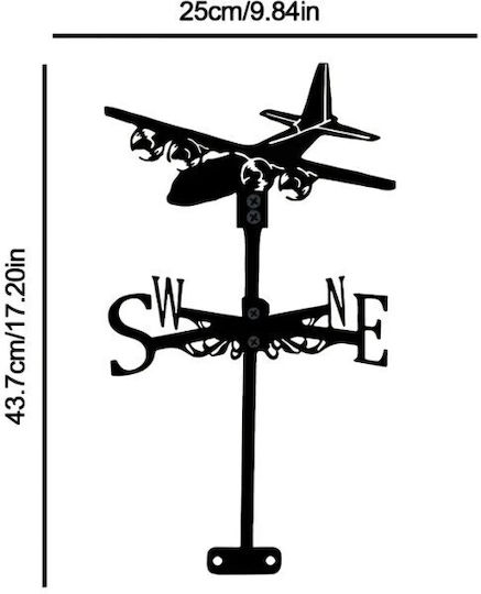 Decorative Garden Metal 25cmx43.7cm XW183138