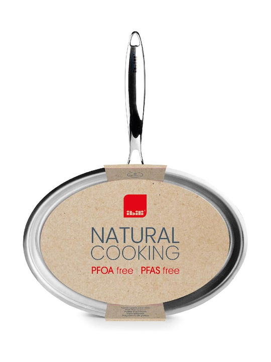 Ibili Tigaie Naturală Triplu Strat Din Oțel Inoxidabil Cu Acoperire Antiaderentă