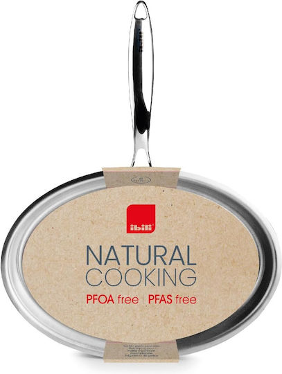 Ibili Triply Natural Pan Made of Stainless Steel with Non-Stick Coating