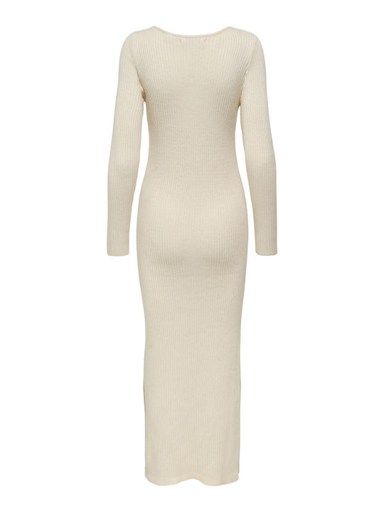 Katia Maxi Knitted Dress Ecru