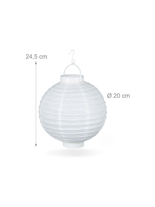Relaxdays Decorative Lamp White