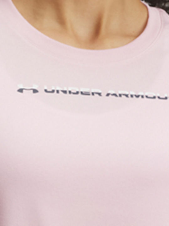 Graphic Γυναικείο Αθλητικό T-shirt Ροζ