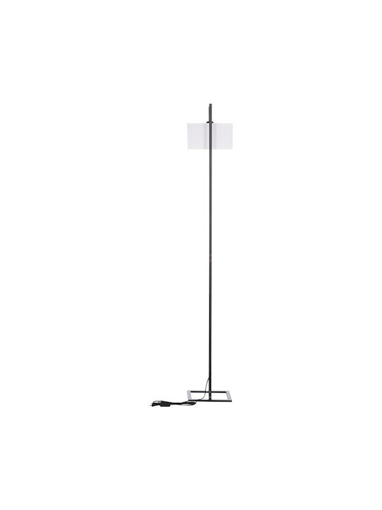 HomeMarkt Floor Lamp H170xW1cm. with Socket for Bulb E27 Black