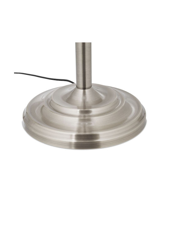 Relaxdays Vintage Lampa de podea Î157cm. cu Soclu pentru Bec E27 Alb