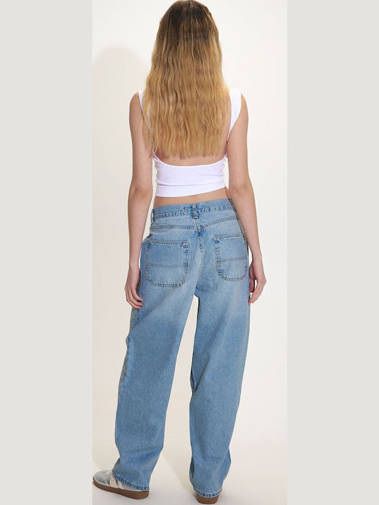 Bluze Damă Crop cu Bretele Alb