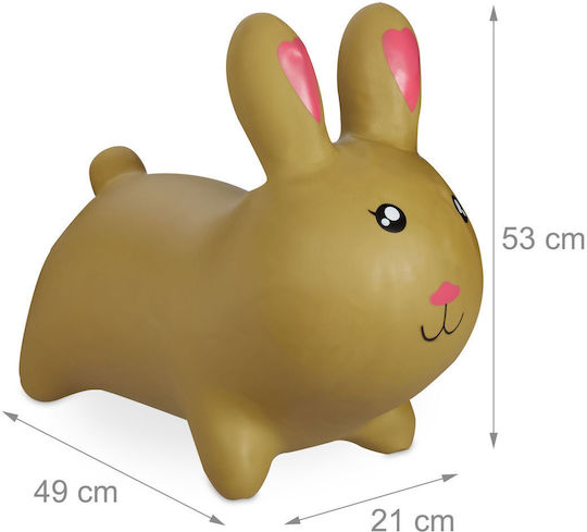 Relaxdays Hoppers Bunny For 3+ Years Brown 45cm