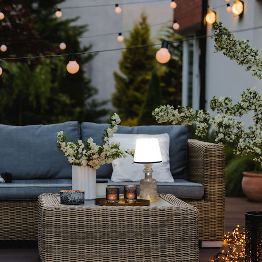 REV Декоративна Лампа Бутилка Бял
