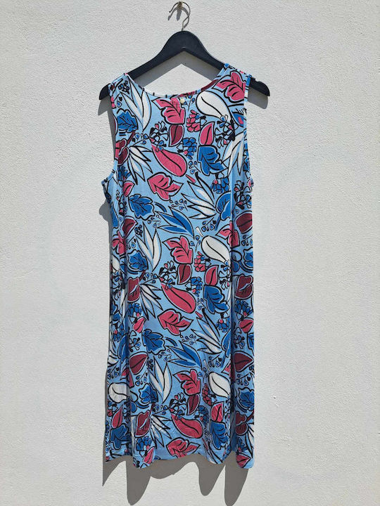 Summer Midi Dress Light Blue