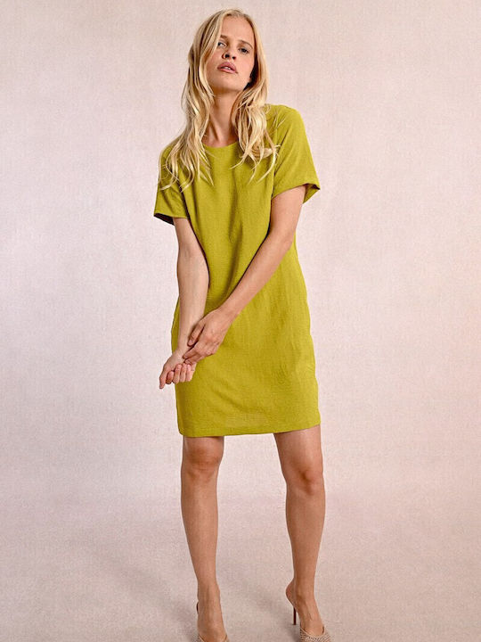 Summer Mini T-Shirt Dress Green