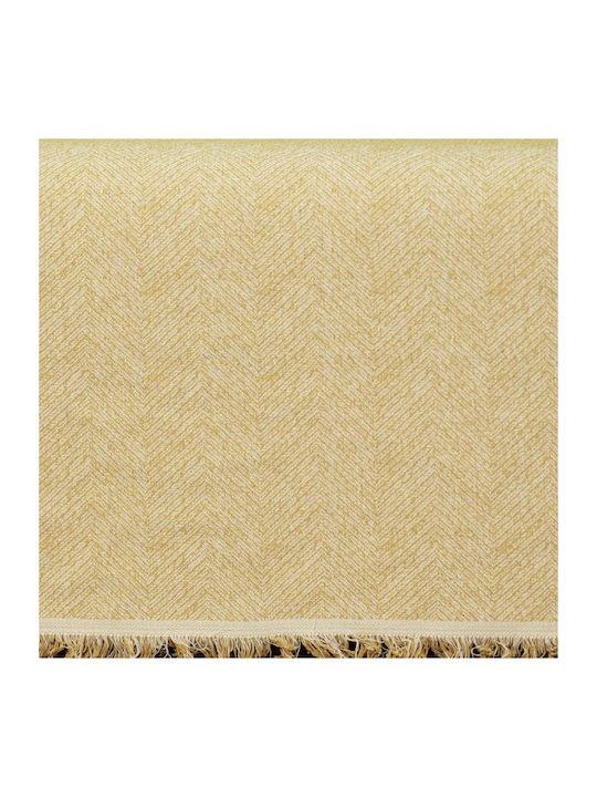 Cotone Dreisitzer-Sofa Wurf Castelo 170x300cm Yellow